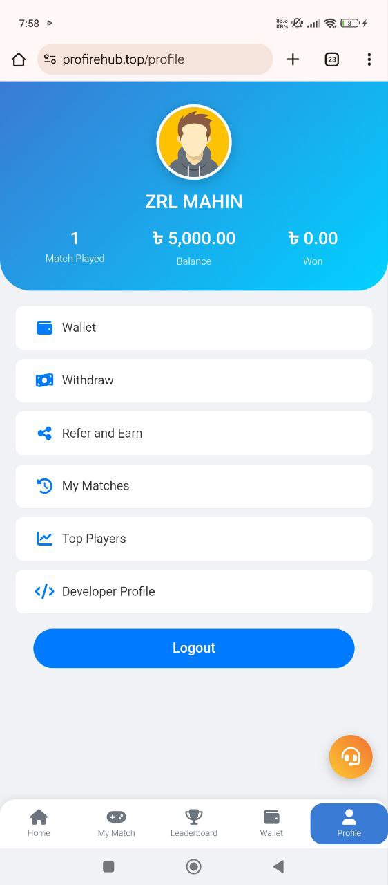 Free Fire Tournament Screenshot 2